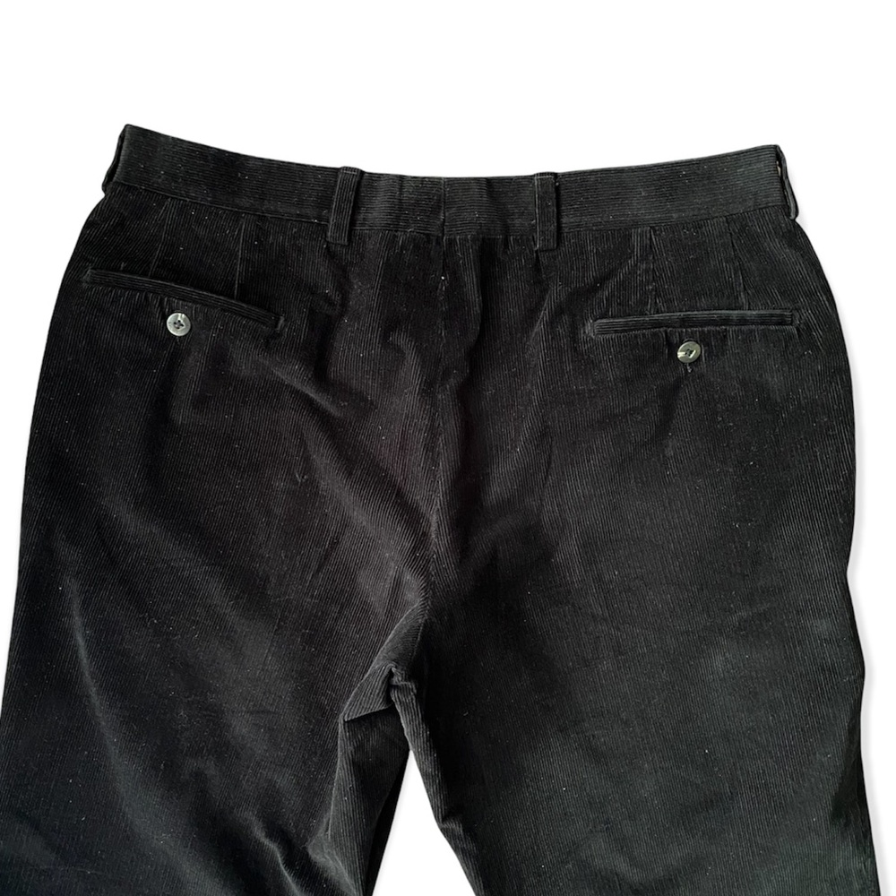 Black Corduroy Dress Pants Size 34R - Picture 9 of 12